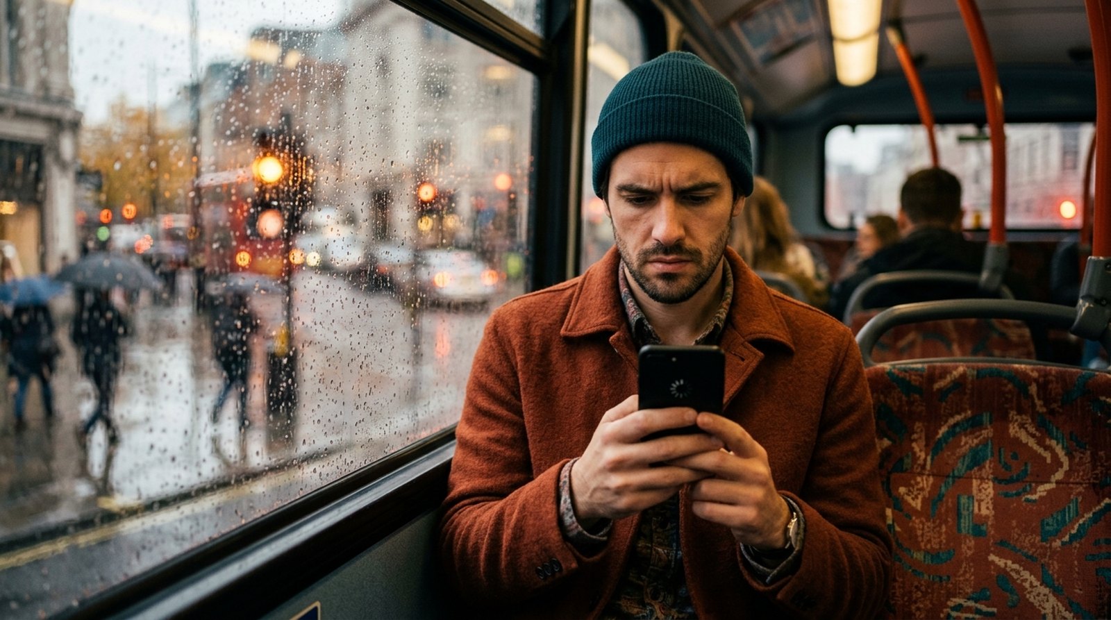 Customer waiting for a slow website to load on a phone